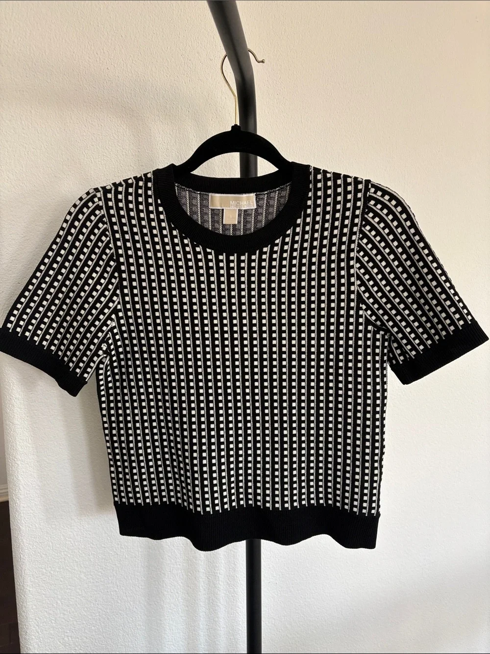 Michael Kors Geometric Pattern Crop Size S
